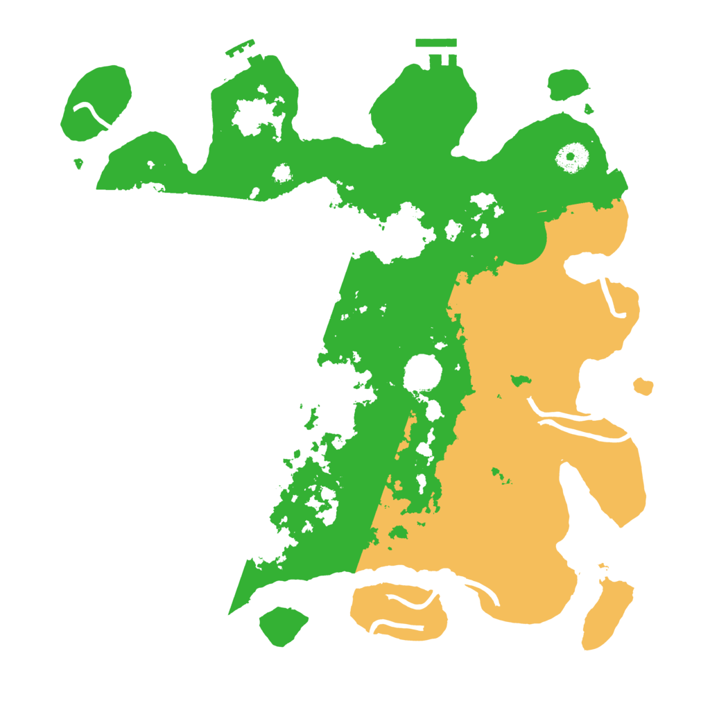 Biome Rust Map: Procedural Map, Size: 3500, Seed: 87675078