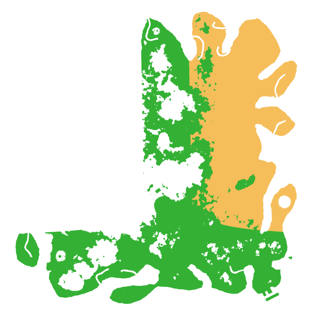 Biome Rust Map: Procedural Map, Size: 4500, Seed: 912458151