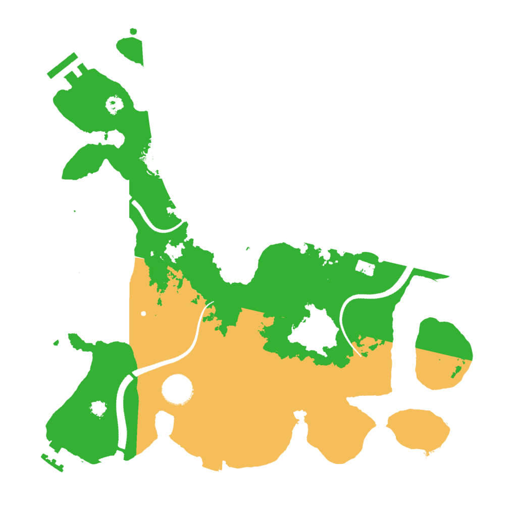 Biome Rust Map: Procedural Map, Size: 3000, Seed: 1737563702