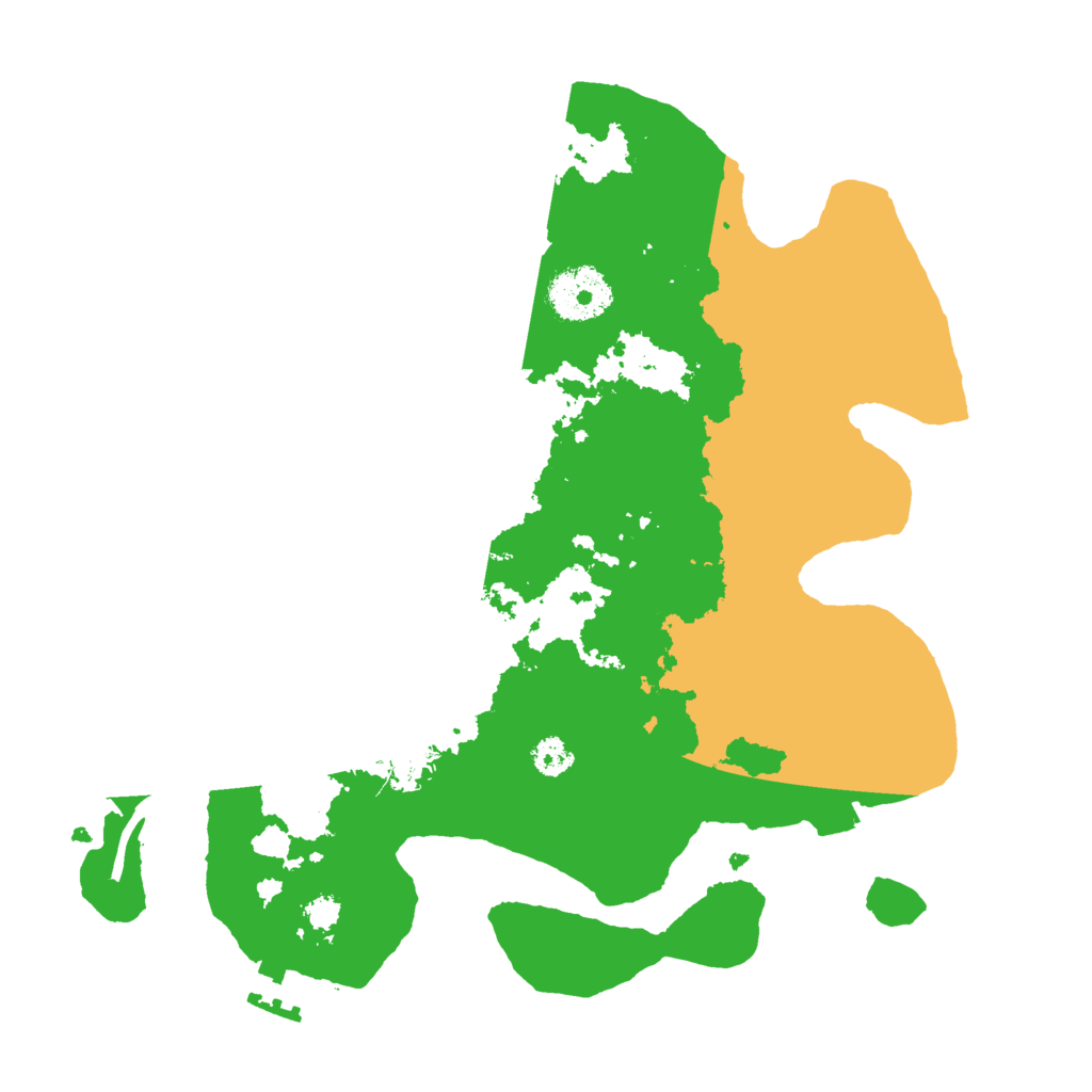Biome Rust Map: Procedural Map, Size: 2900, Seed: 444566652
