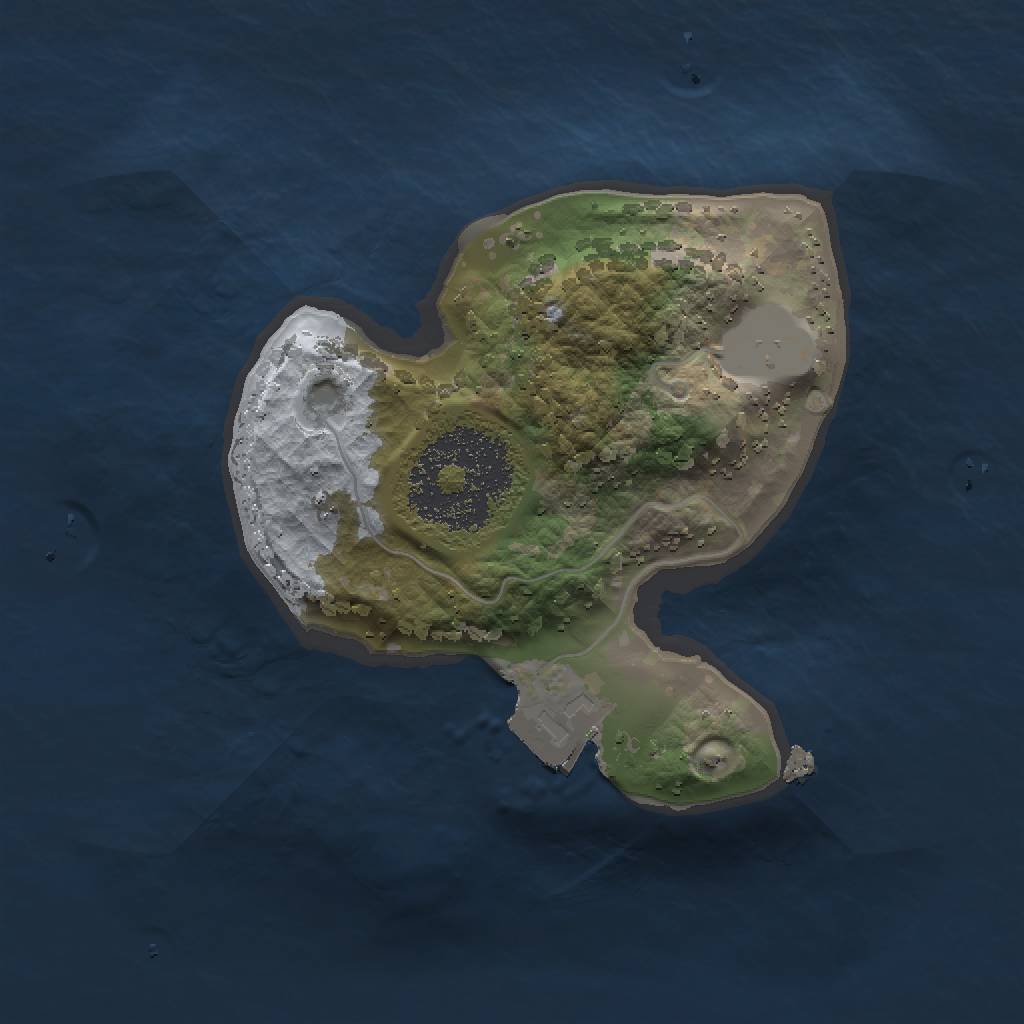 Rust Map: Procedural Map, Size: 1500, Seed: 103729859, 3 Monuments