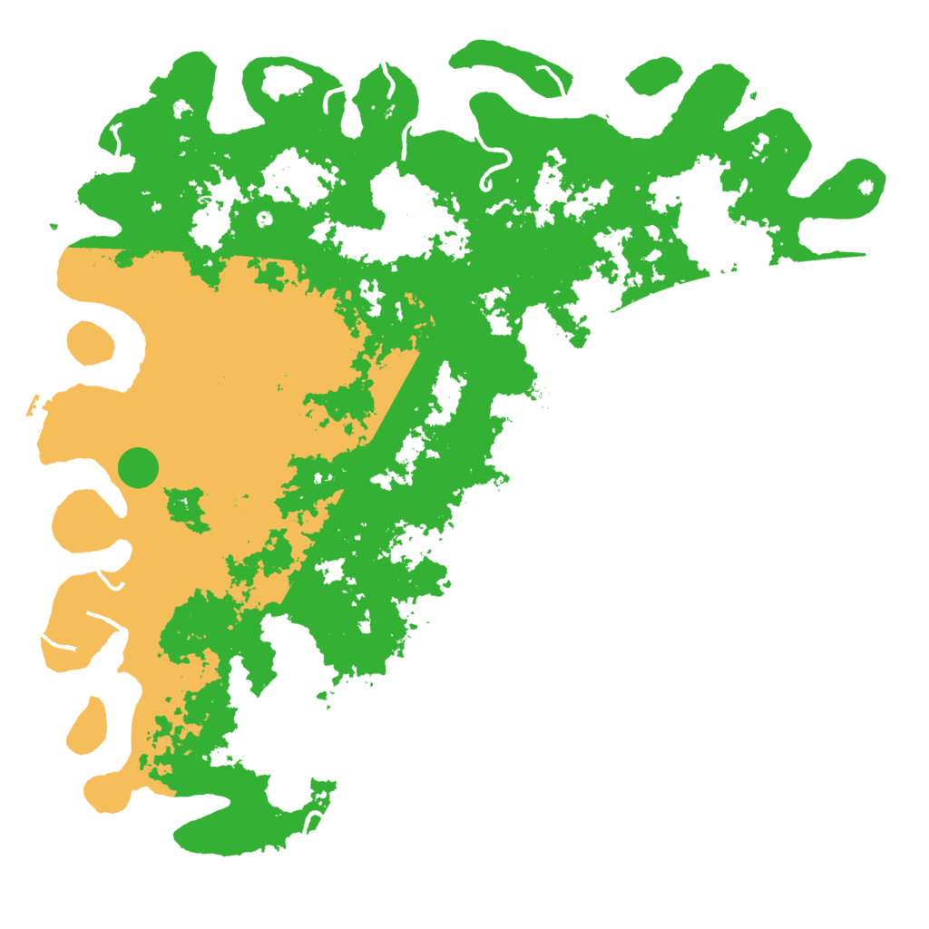 Biome Rust Map: Procedural Map, Size: 6000, Seed: 3069871