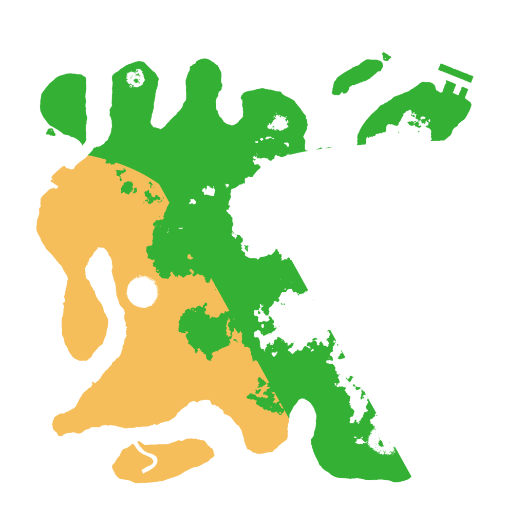 Biome Rust Map: Procedural Map, Size: 3000, Seed: 494587738