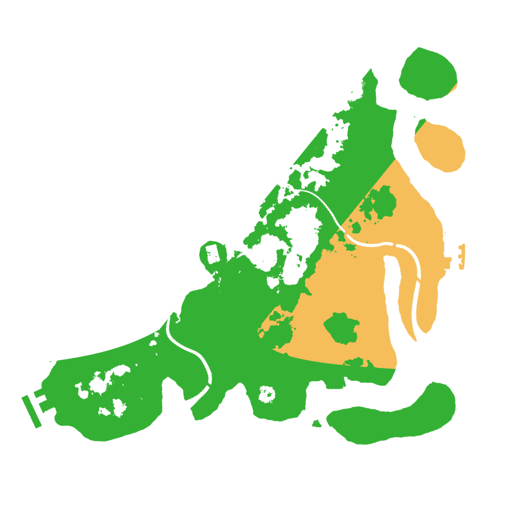 Biome Rust Map: Procedural Map, Size: 3000, Seed: 453546521