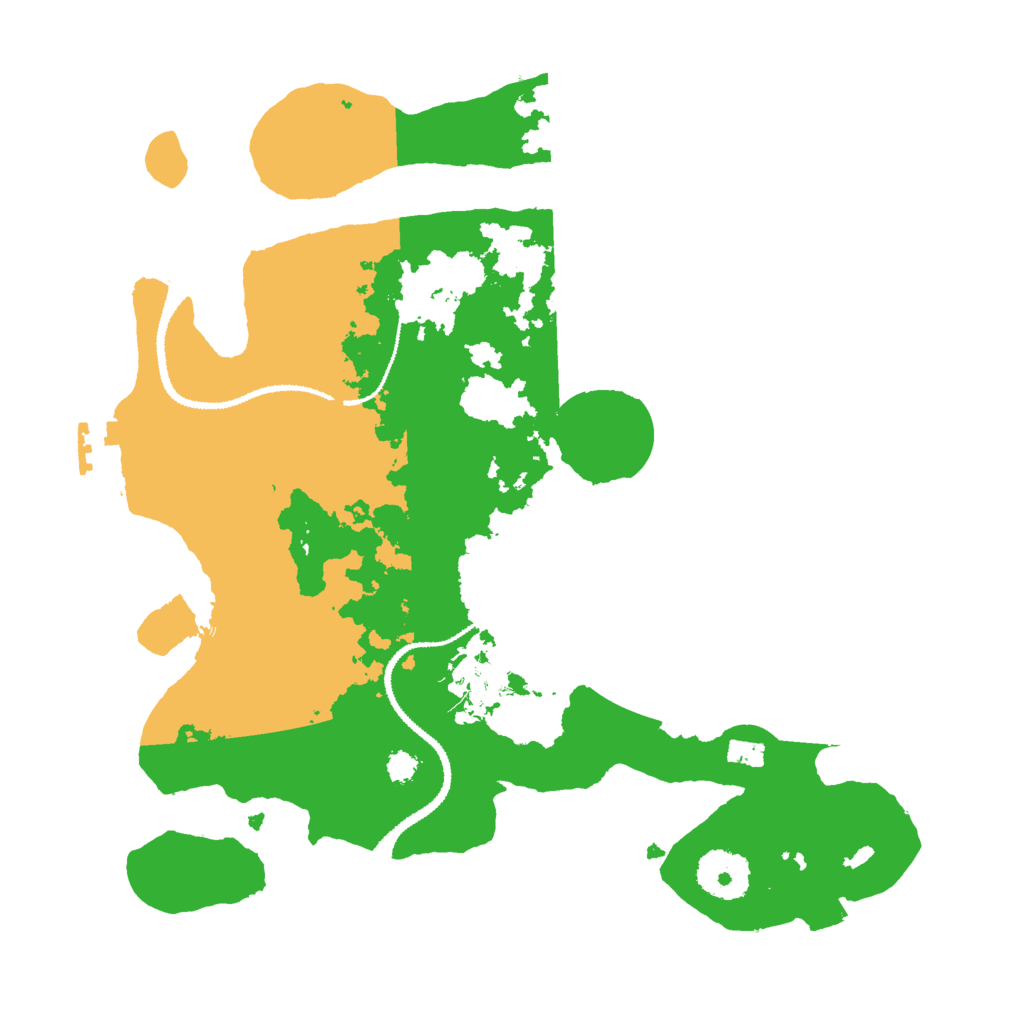 Biome Rust Map: Procedural Map, Size: 3000, Seed: 23189