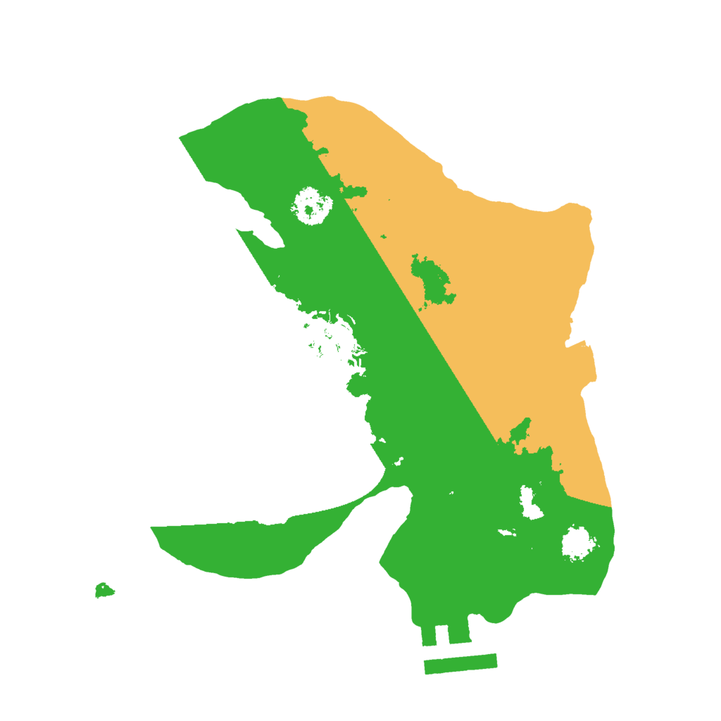 Biome Rust Map: Procedural Map, Size: 2000, Seed: 480724190