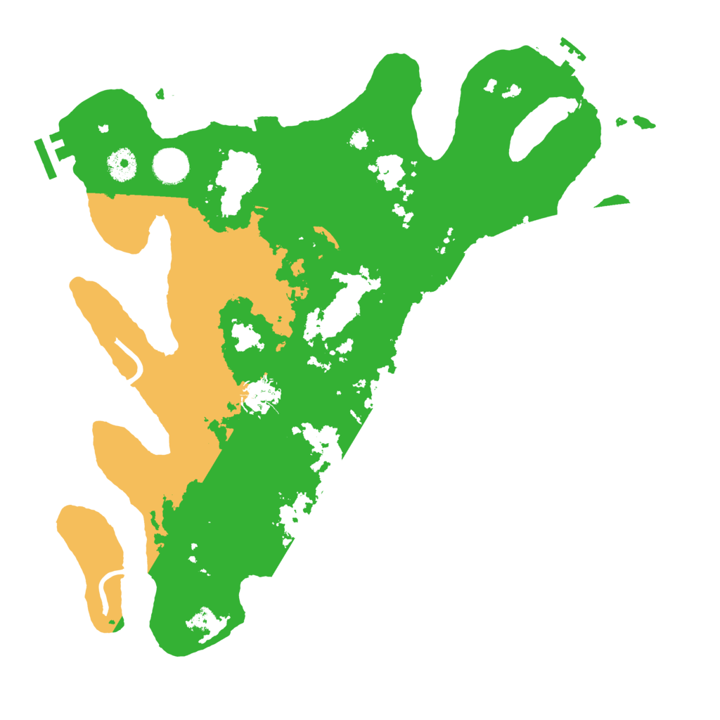 Biome Rust Map: Procedural Map, Size: 3500, Seed: 684536456