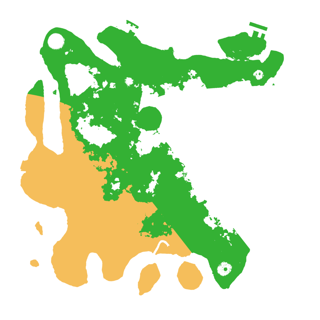 Biome Rust Map: Procedural Map, Size: 3500, Seed: 898604037