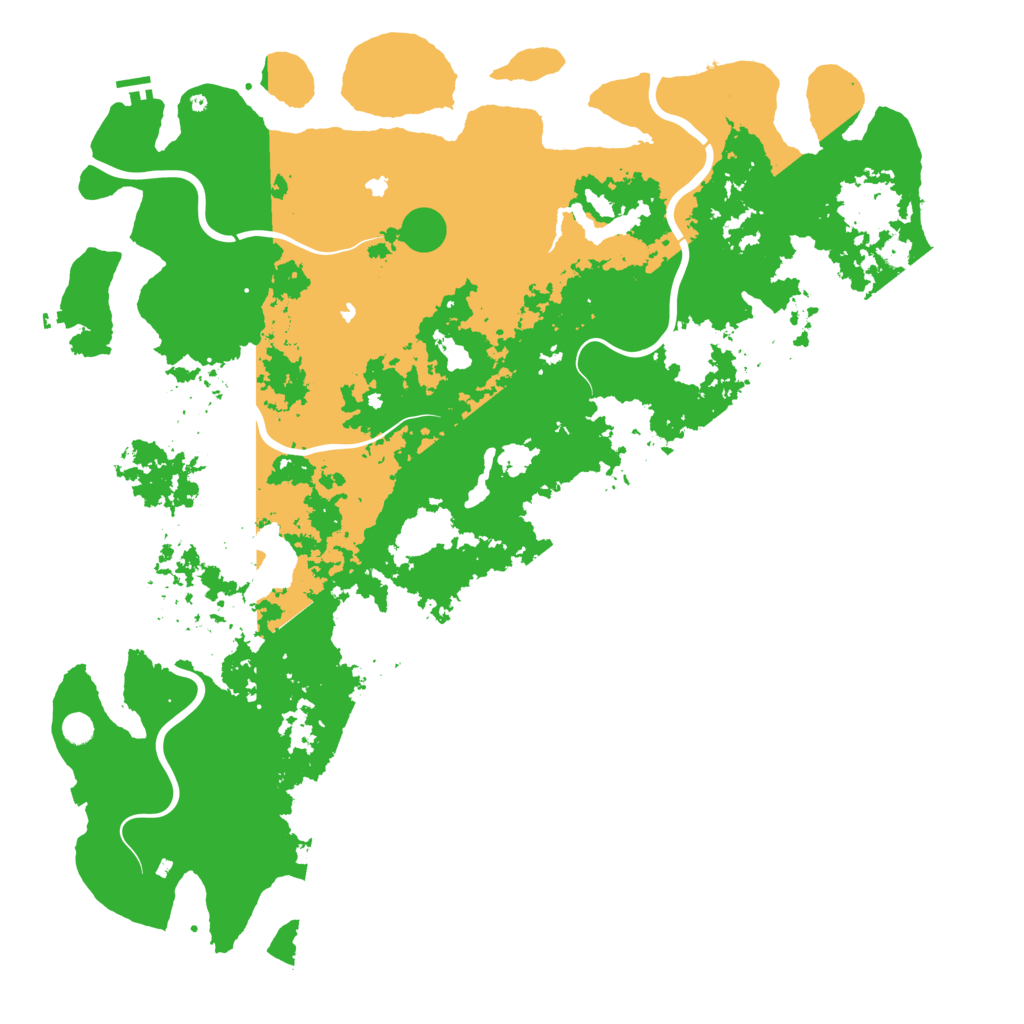 Biome Rust Map: Procedural Map, Size: 6000, Seed: 2900