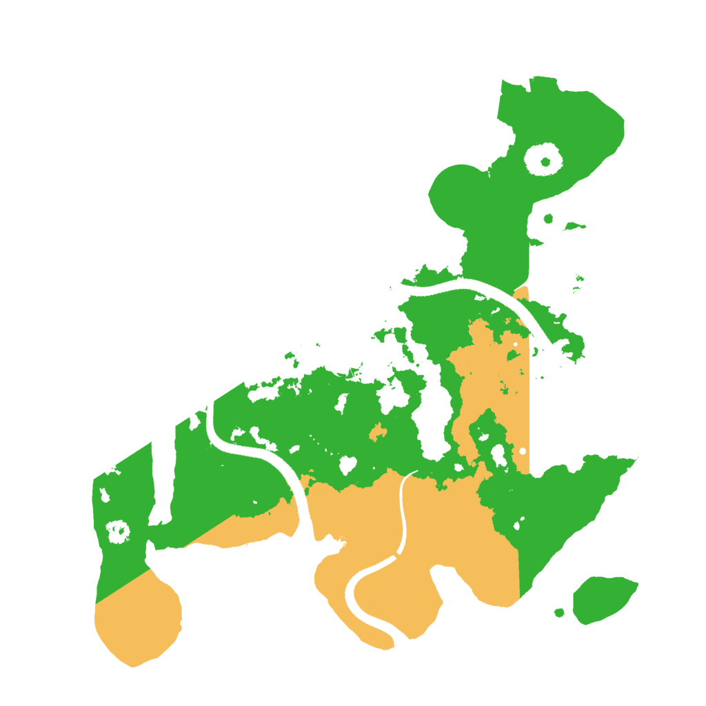 Biome Rust Map: Procedural Map, Size: 3000, Seed: 162518856