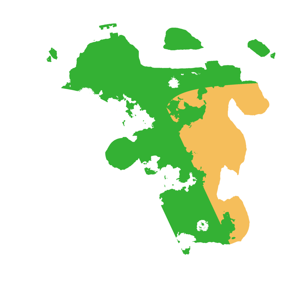 Biome Rust Map: Procedural Map, Size: 2700, Seed: 520779757