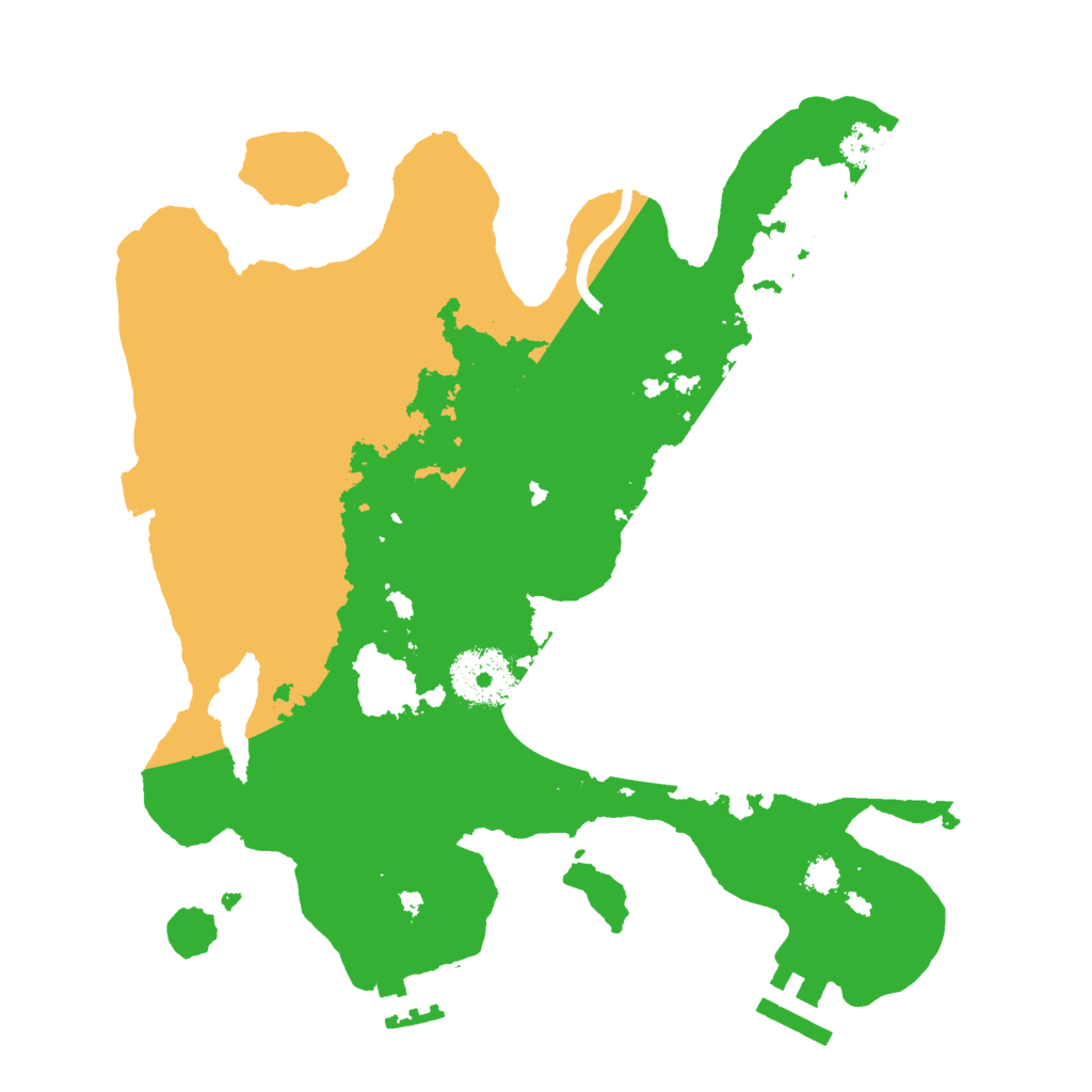 Biome Rust Map: Procedural Map, Size: 2800, Seed: 308635197