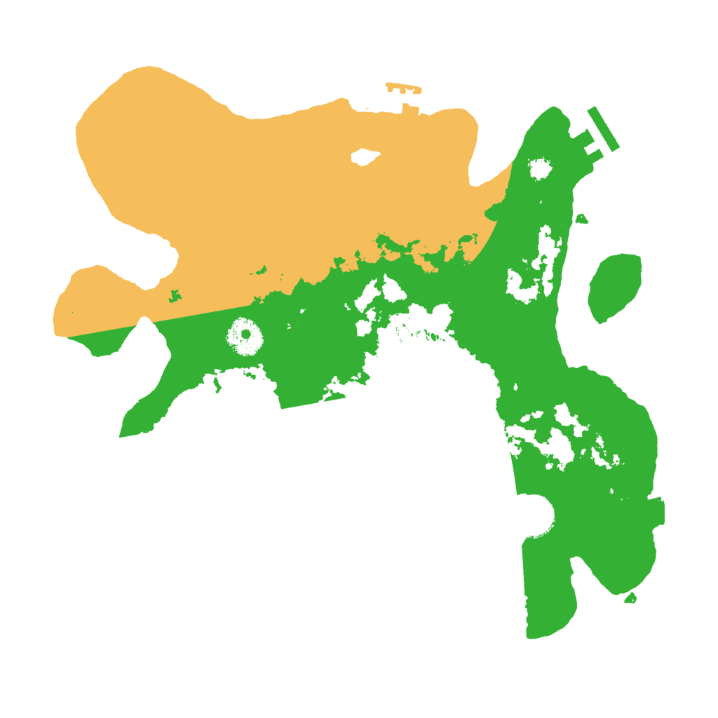 Biome Rust Map: Procedural Map, Size: 3000, Seed: 12009