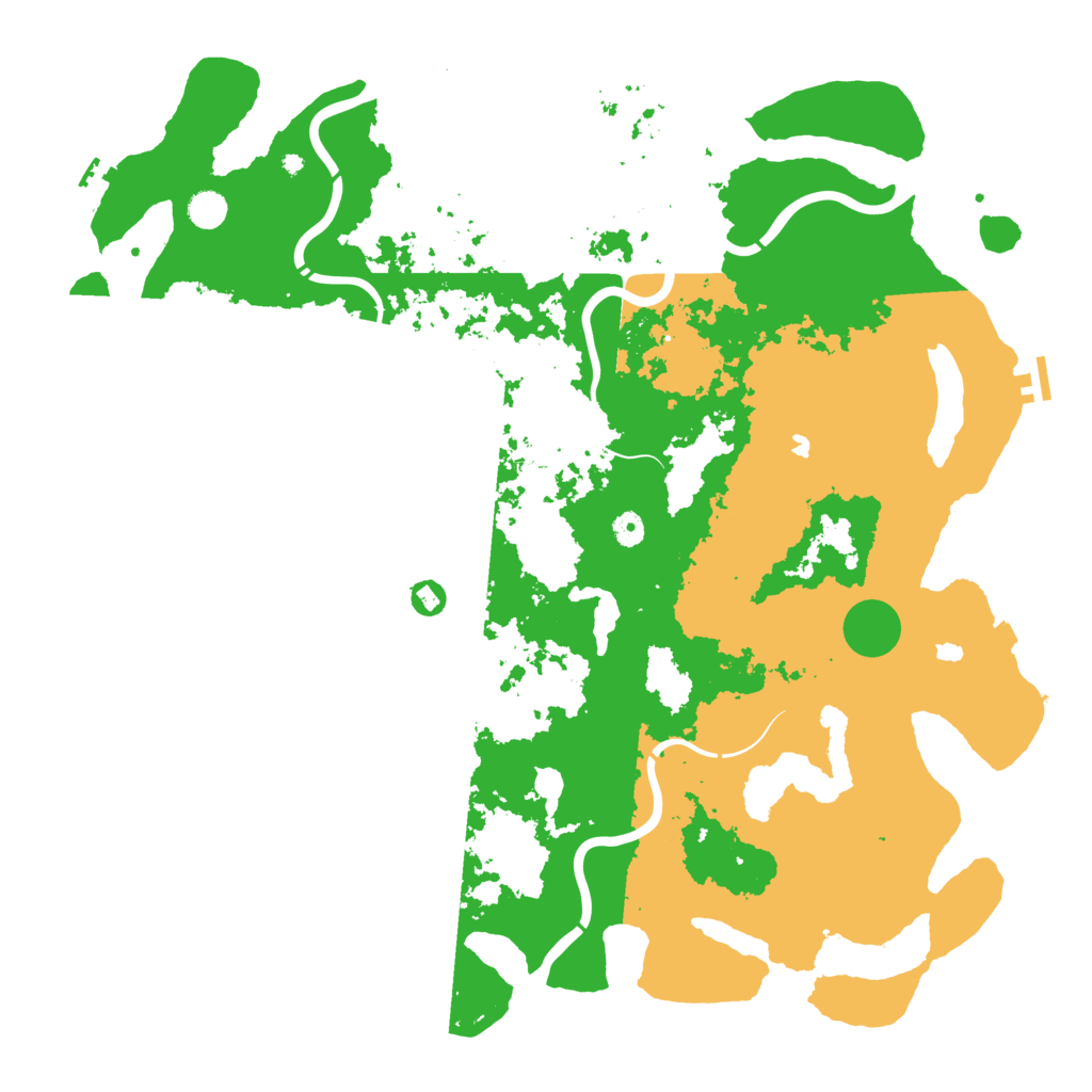 Biome Rust Map: Procedural Map, Size: 5000, Seed: 874353663