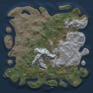 Thumbnail Rust Map: Procedural Map, Size: 5000, Seed: 2103906292, 19 Monuments