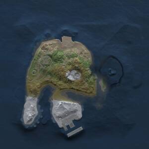 Thumbnail Rust Map: Procedural Map, Size: 1800, Seed: 470455451, 4 Monuments