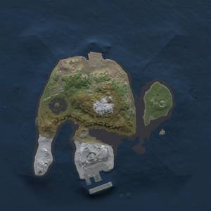 Thumbnail Rust Map: Procedural Map, Size: 1800, Seed: 470455451, 4 Monuments