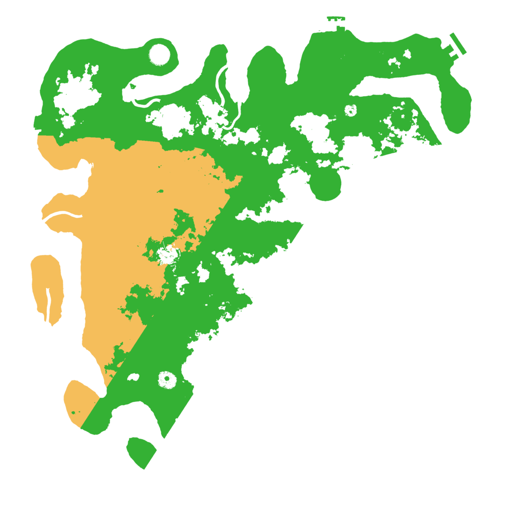 Biome Rust Map: Procedural Map, Size: 4250, Seed: 768523201