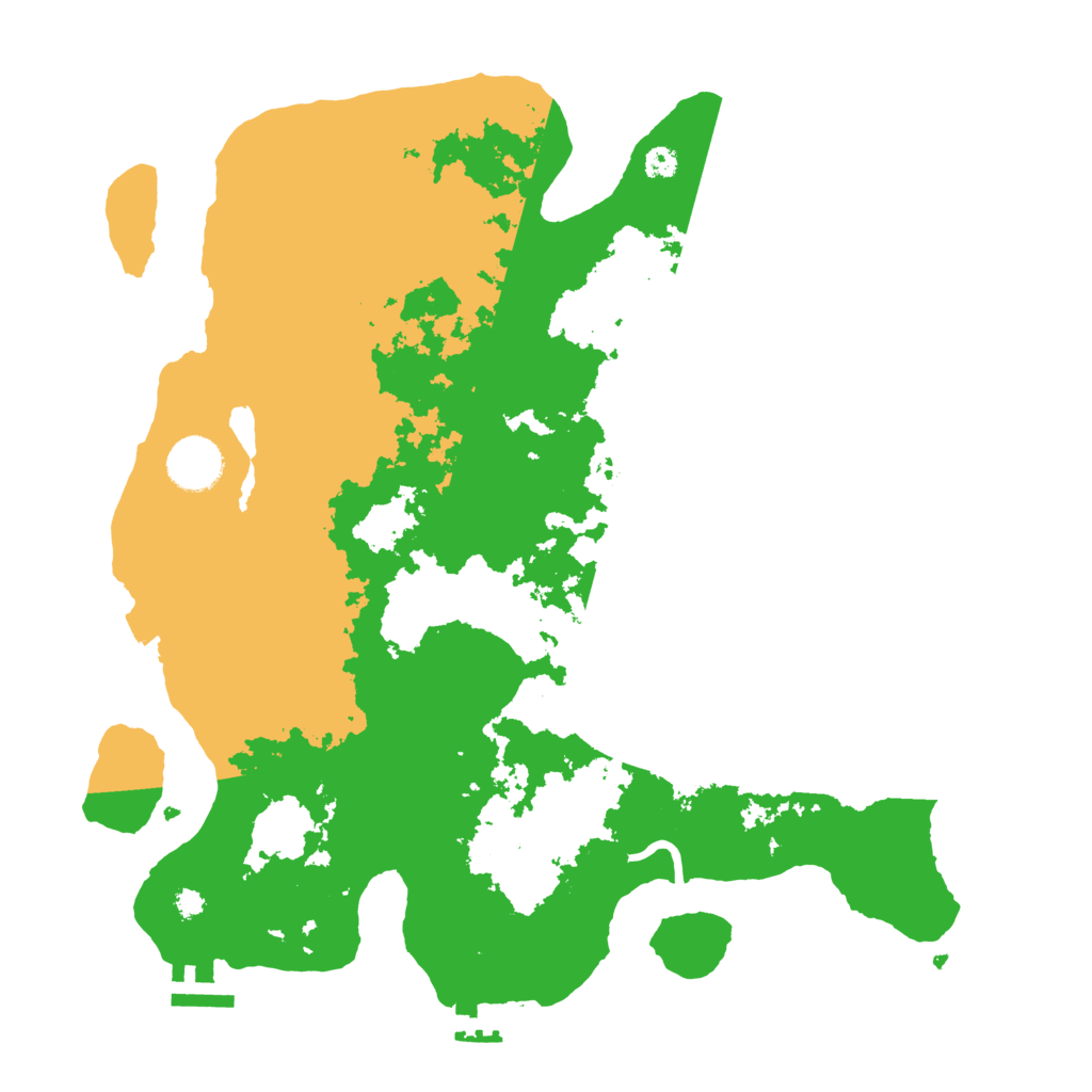 Biome Rust Map: Procedural Map, Size: 3500, Seed: 829170950