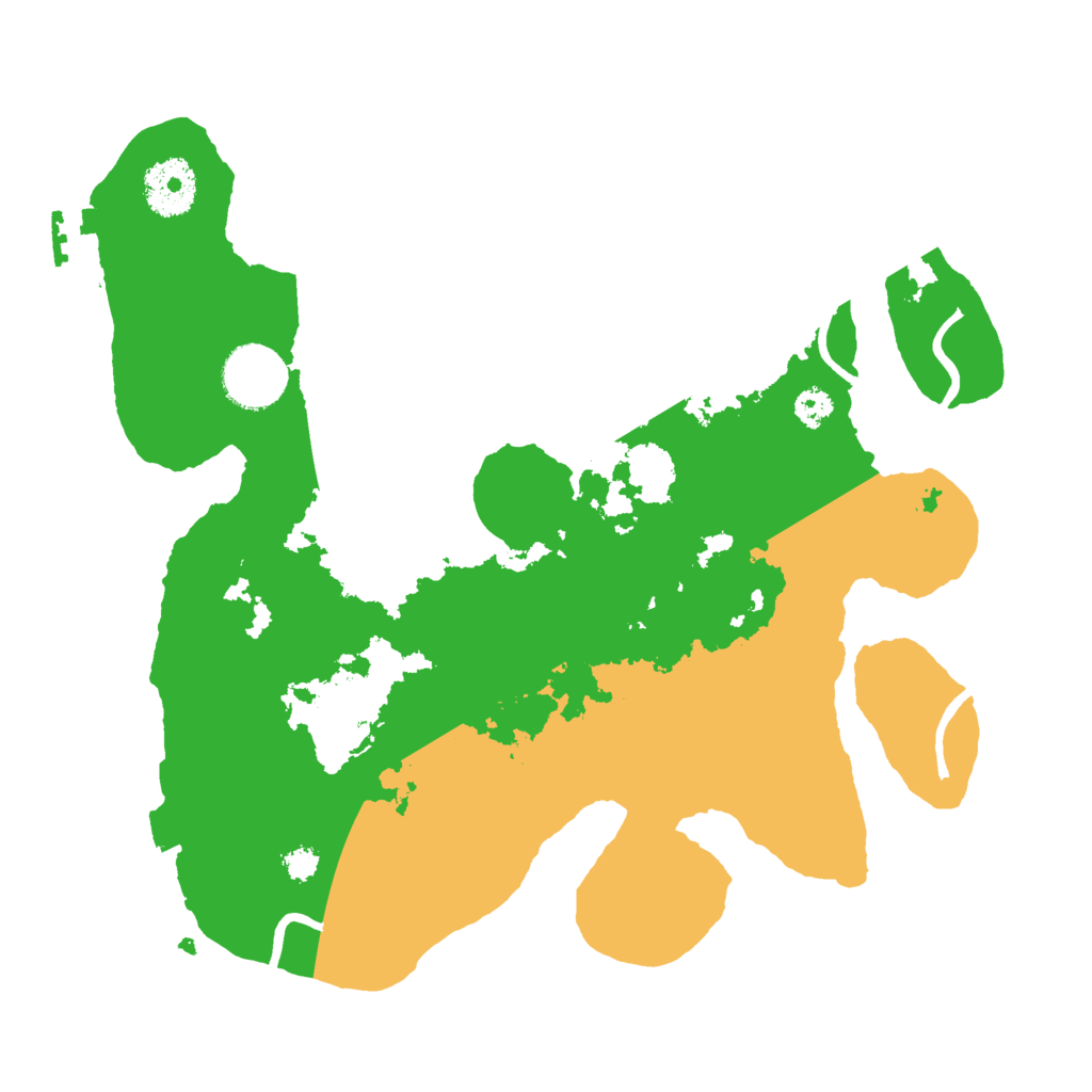 Biome Rust Map: Procedural Map, Size: 3000, Seed: 2468355