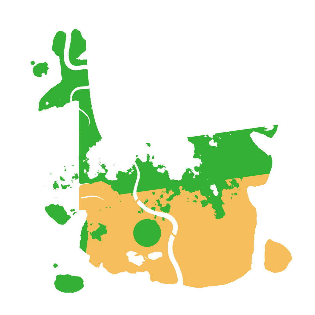 Biome Rust Map: Procedural Map, Size: 3000, Seed: 5206713