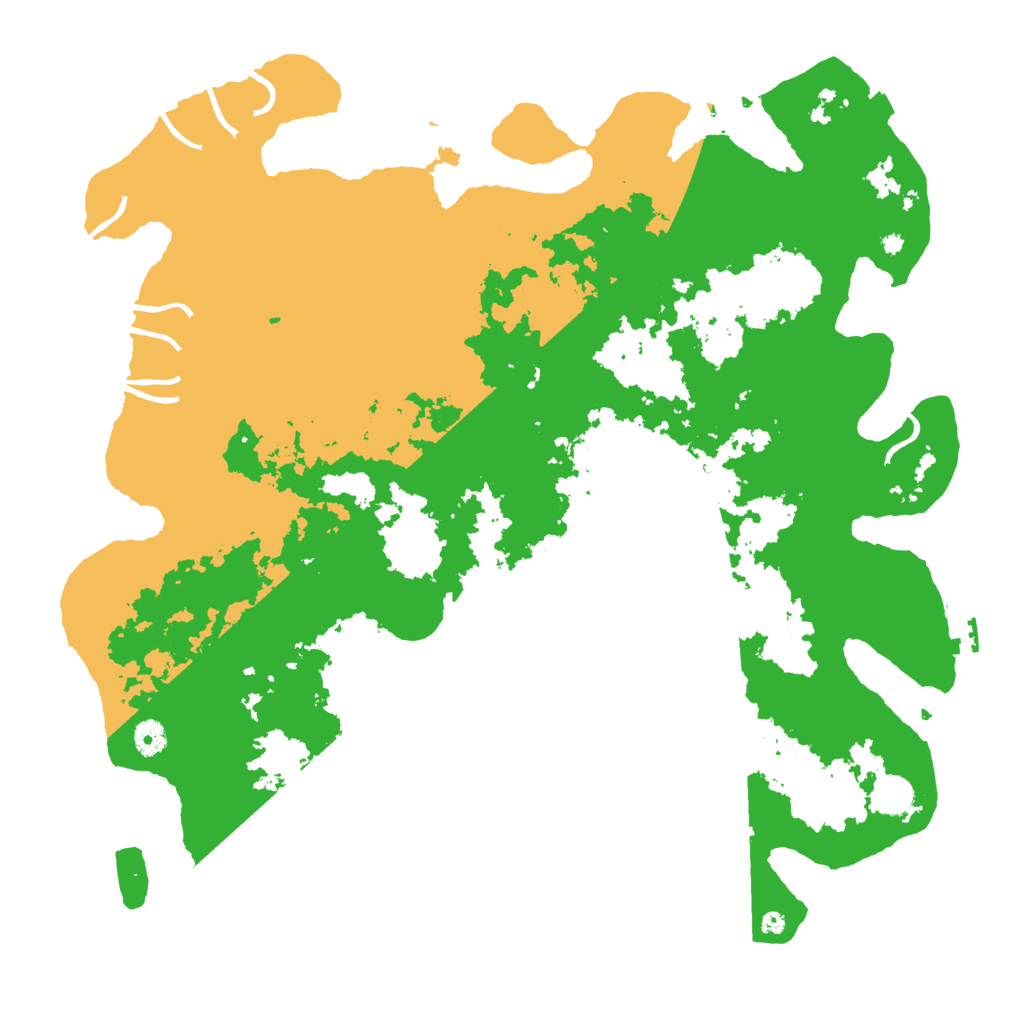 Biome Rust Map: Procedural Map, Size: 4500, Seed: 664654654