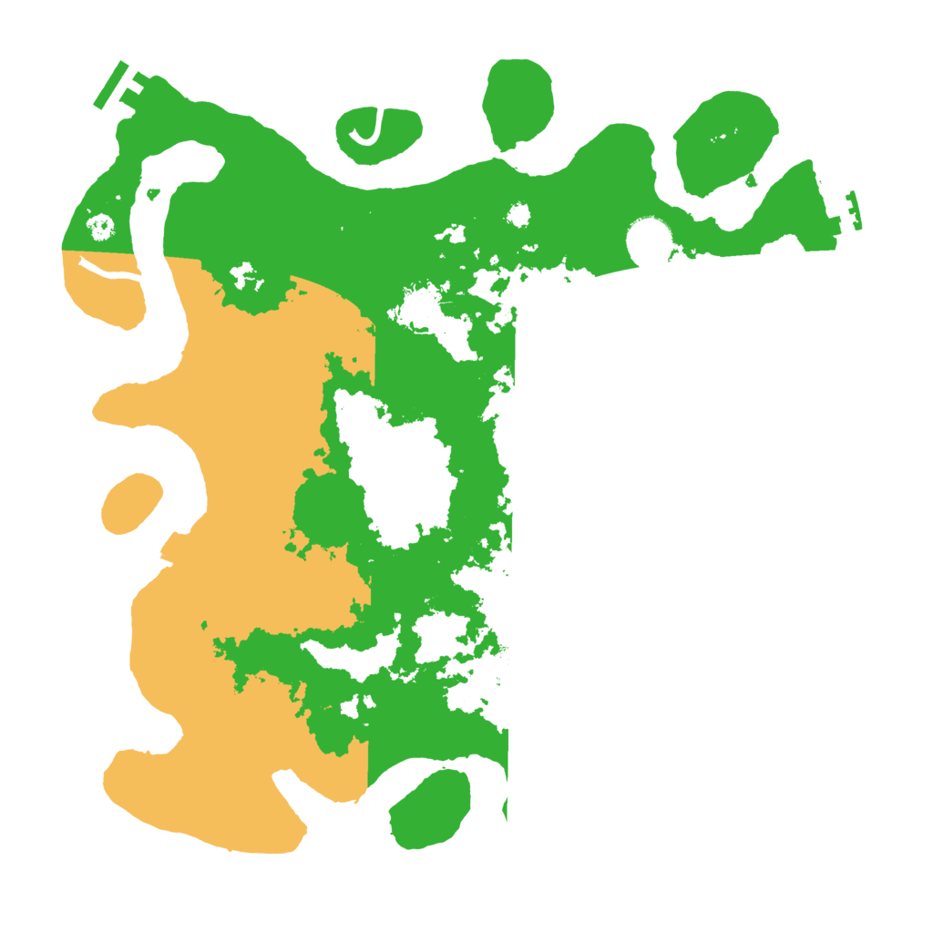 Biome Rust Map: Procedural Map, Size: 3600, Seed: 12307