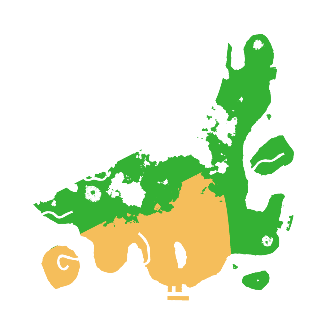 Biome Rust Map: Procedural Map, Size: 3000, Seed: 2468346