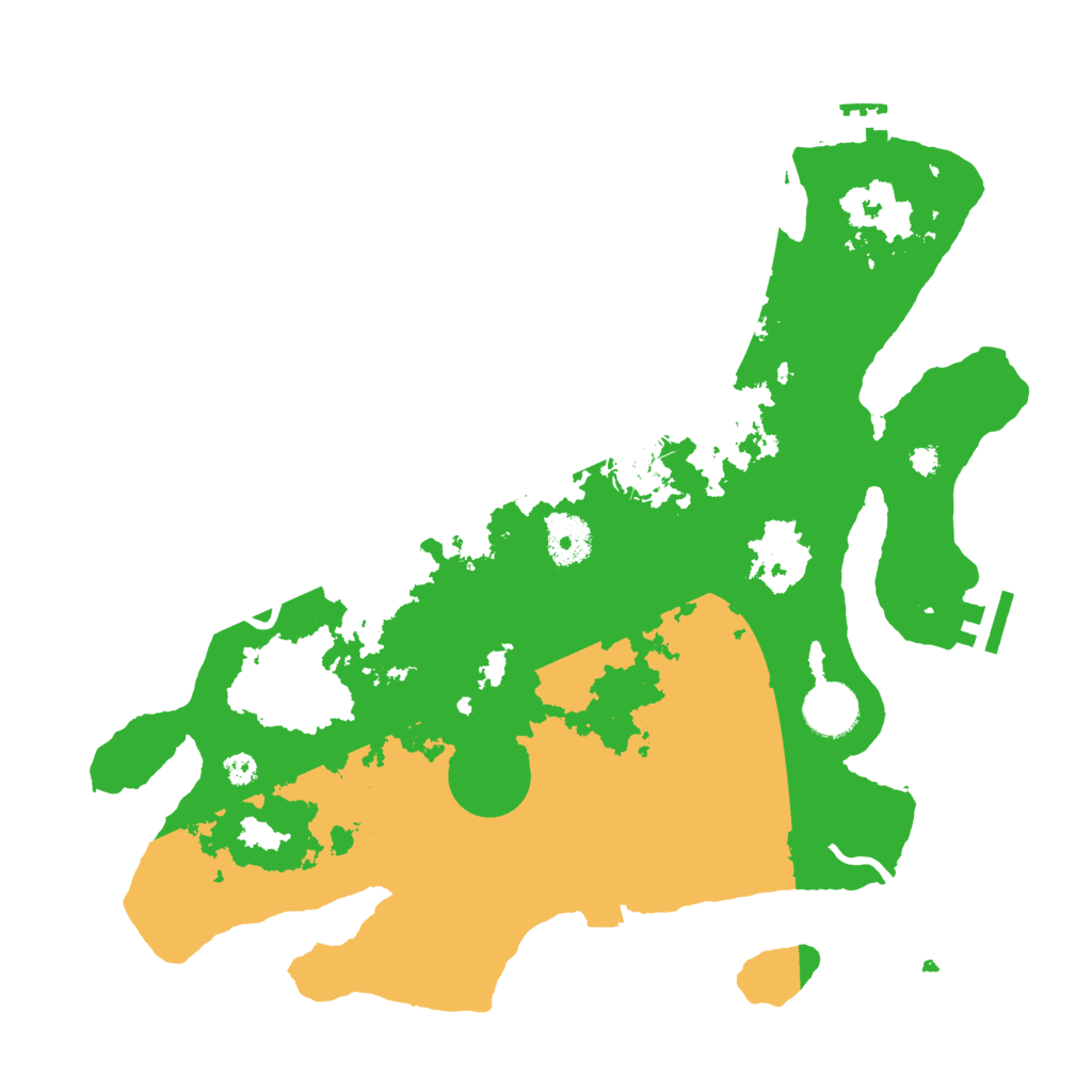 Biome Rust Map: Procedural Map, Size: 3500, Seed: 7472262