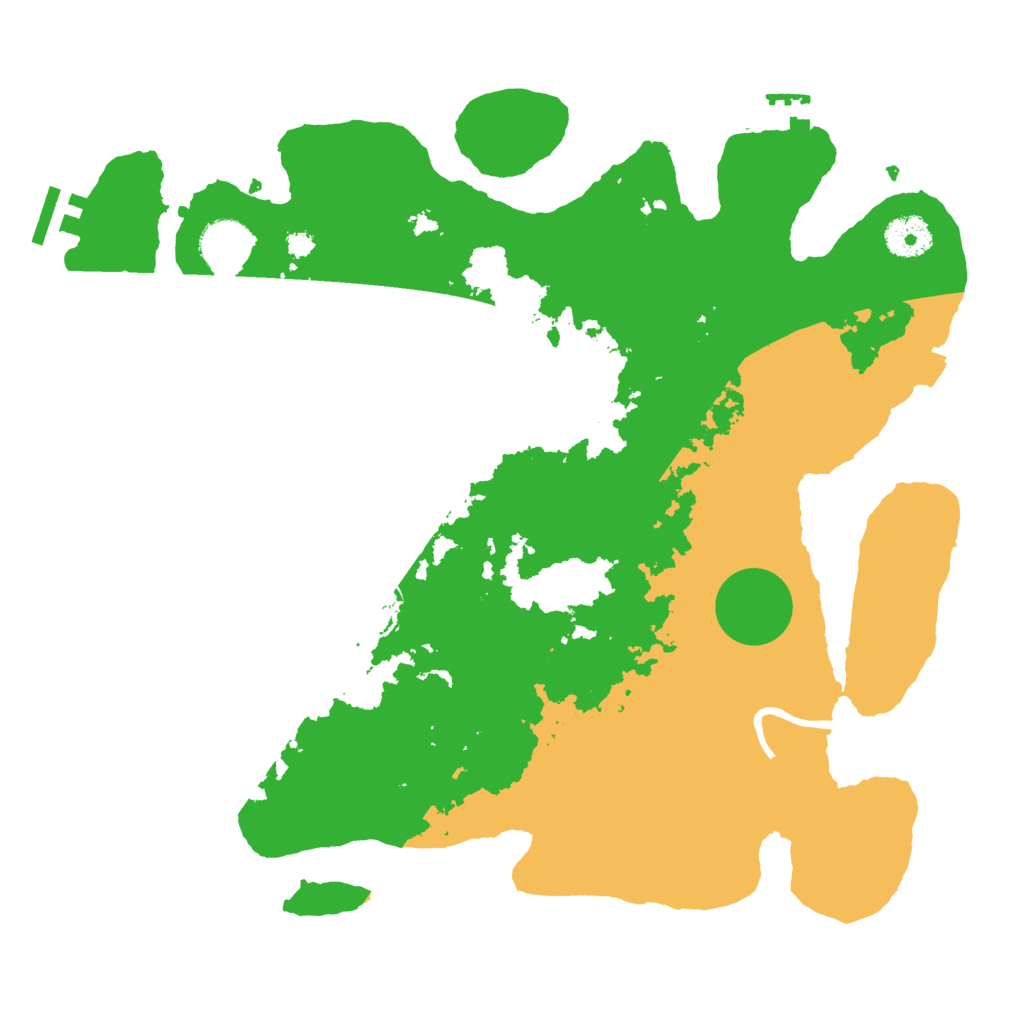 Biome Rust Map: Procedural Map, Size: 3500, Seed: 1971737955