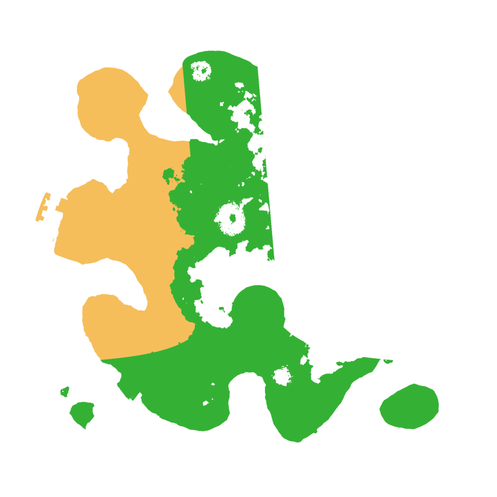 Biome Rust Map: Procedural Map, Size: 2500, Seed: 338072560