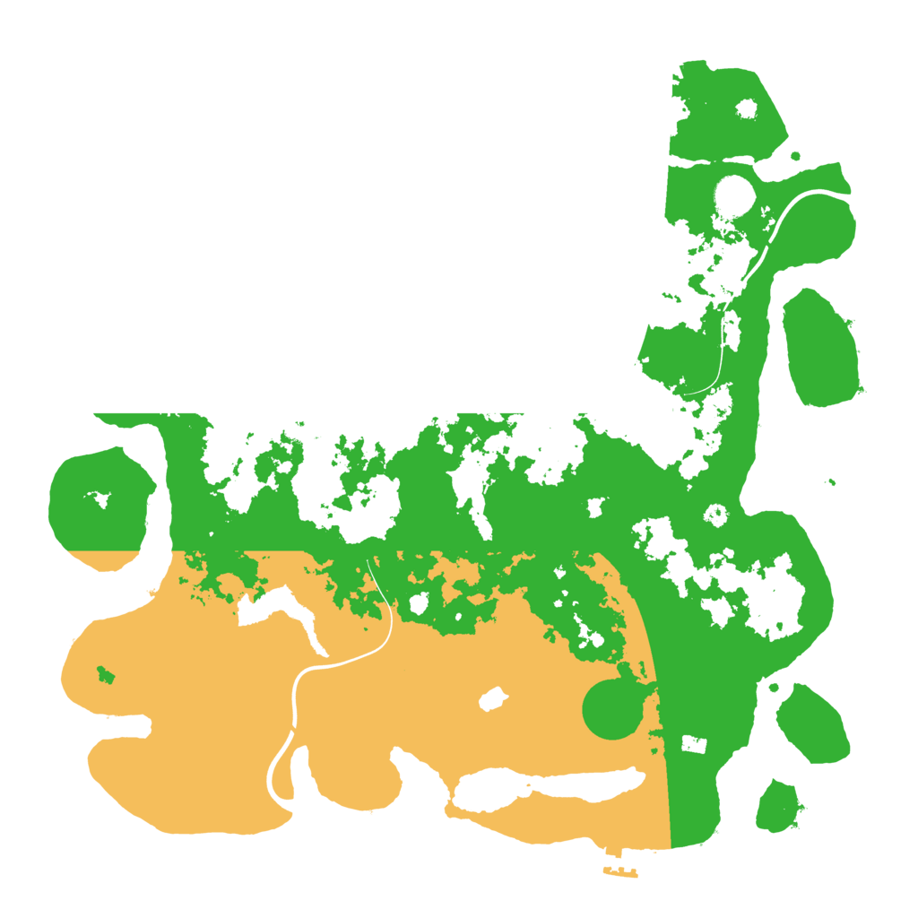 Biome Rust Map: Procedural Map, Size: 4000, Seed: 529781932