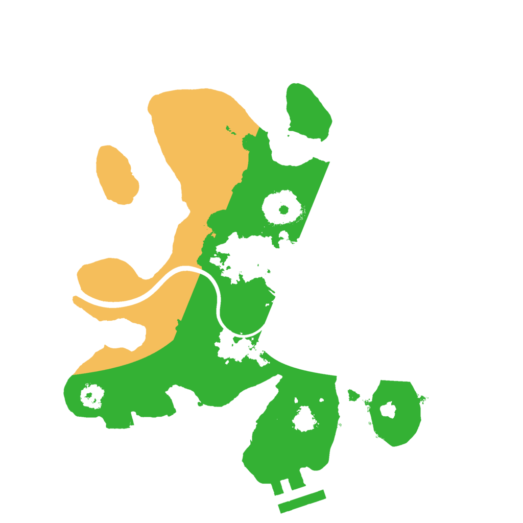 Biome Rust Map: Procedural Map, Size: 2200, Seed: 1988753408