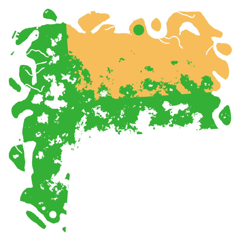 Biome Rust Map: Procedural Map, Size: 6000, Seed: 93679
