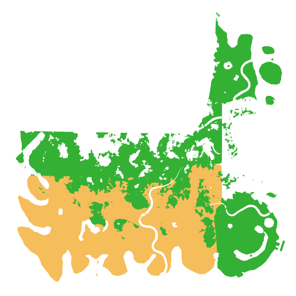 Biome Rust Map: Procedural Map, Size: 5500, Seed: 380