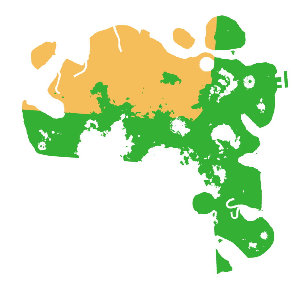 Biome Rust Map: Procedural Map, Size: 3650, Seed: 16658231