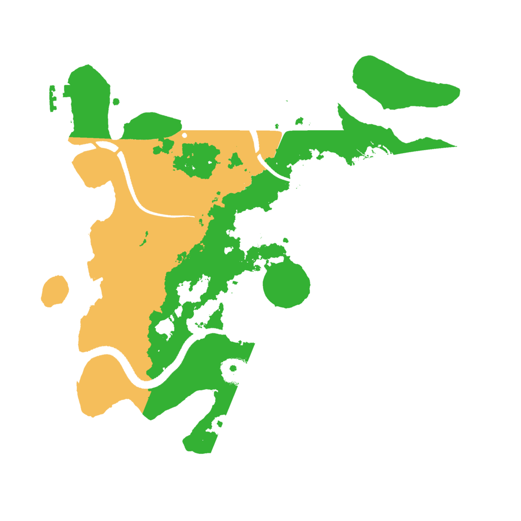 Biome Rust Map: Procedural Map, Size: 3000, Seed: 357050109