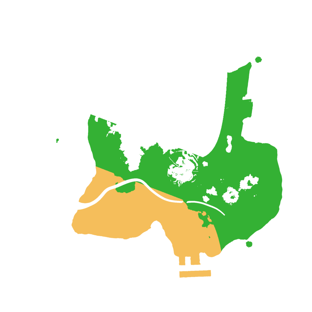 Biome Rust Map: Procedural Map, Size: 2000, Seed: 1322640239