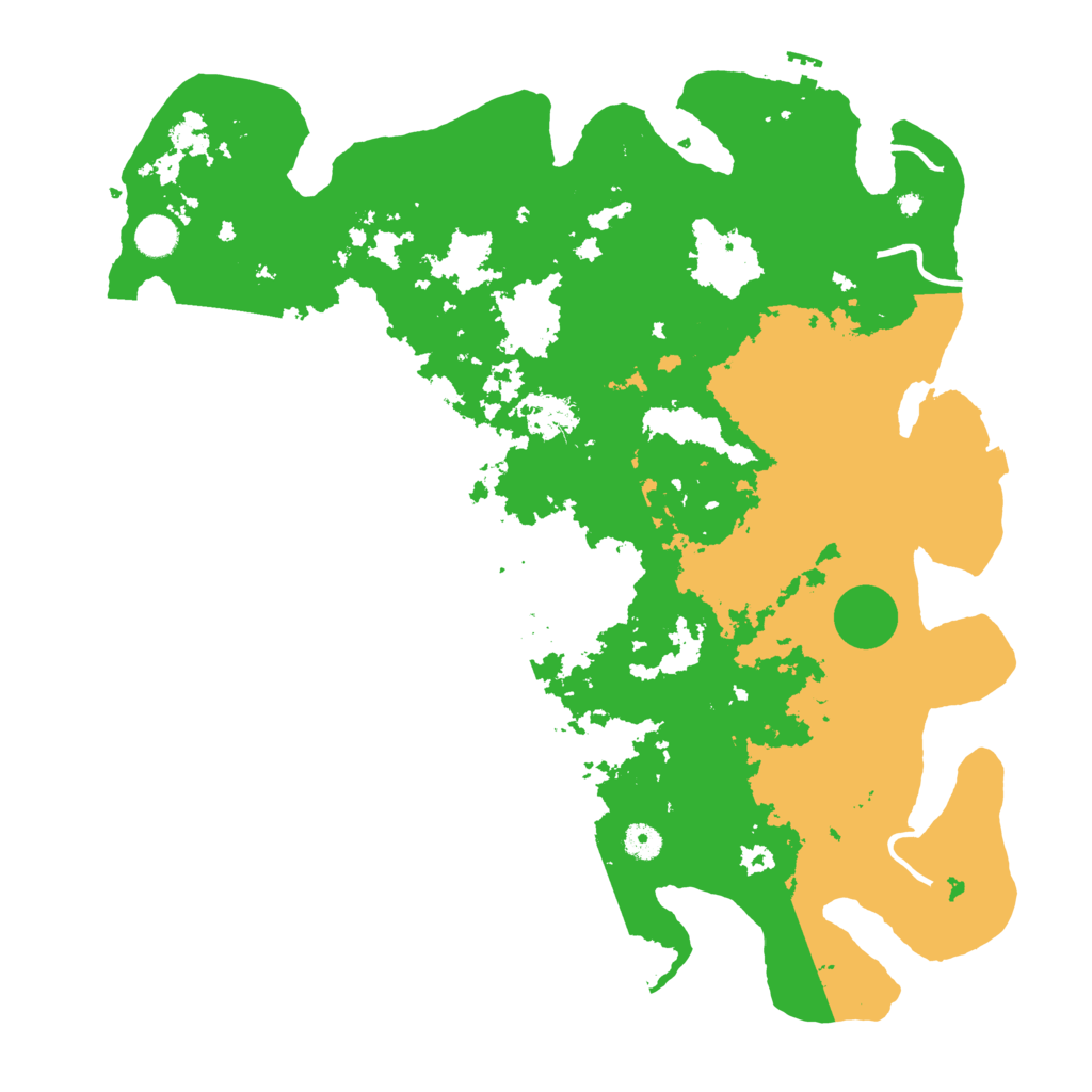 Biome Rust Map: Procedural Map, Size: 4500, Seed: 117680685