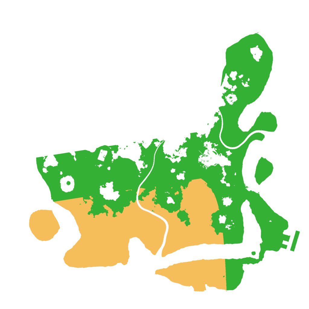 Biome Rust Map: Procedural Map, Size: 3000, Seed: 262658986