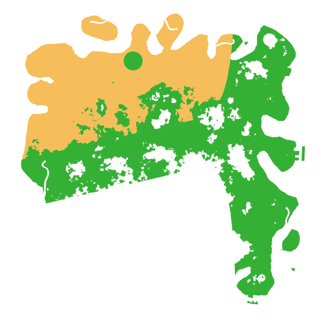 Biome Rust Map: Procedural Map, Size: 4500, Seed: 902751266