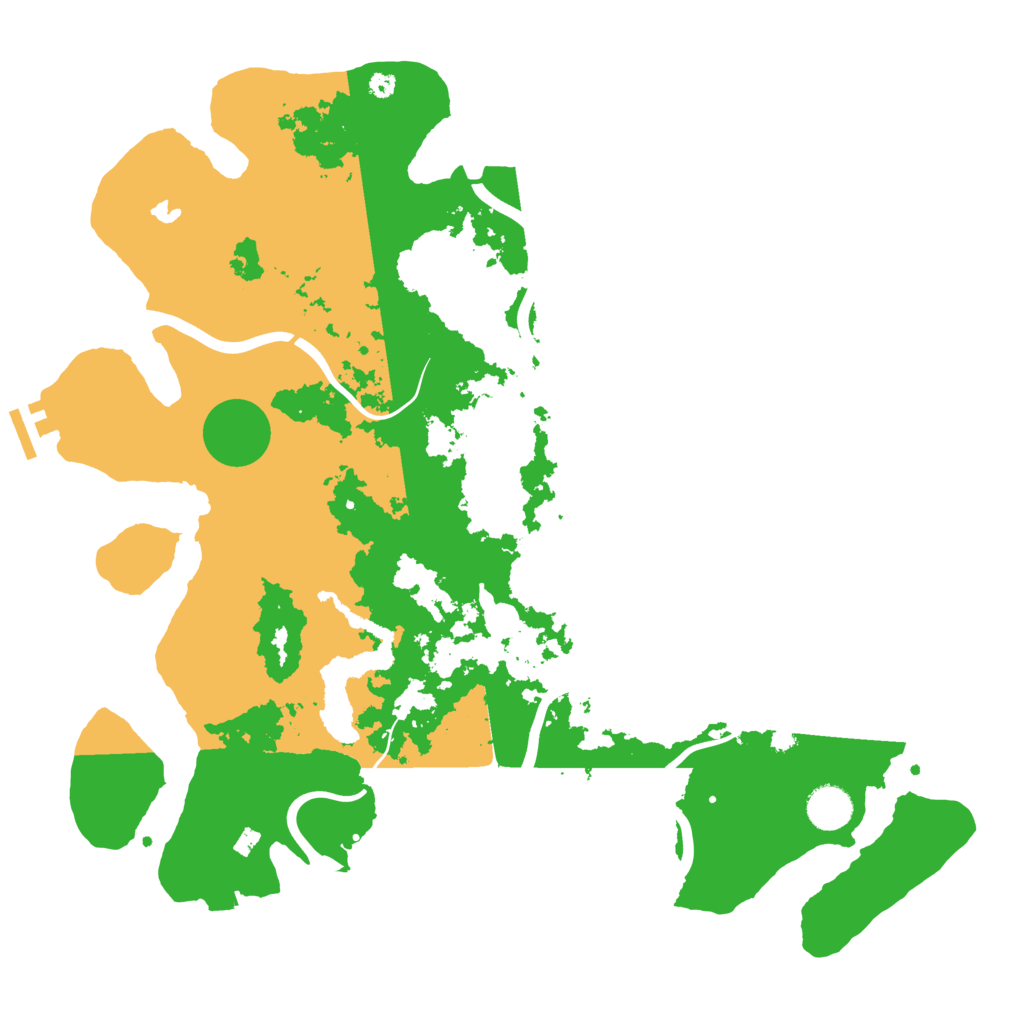 Biome Rust Map: Procedural Map, Size: 4000, Seed: 745899