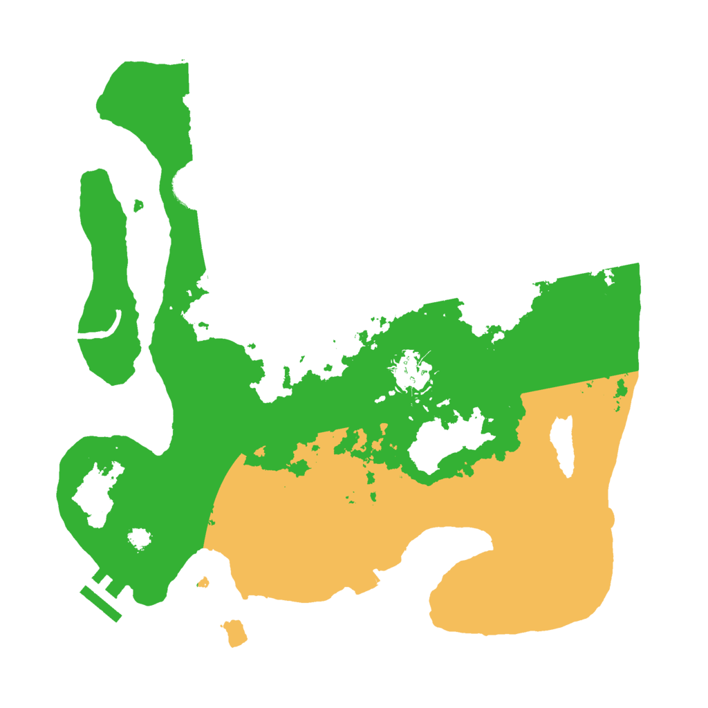 Biome Rust Map: Procedural Map, Size: 3000, Seed: 11642