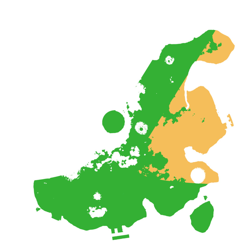 Biome Rust Map: Procedural Map, Size: 3000, Seed: 1269932812