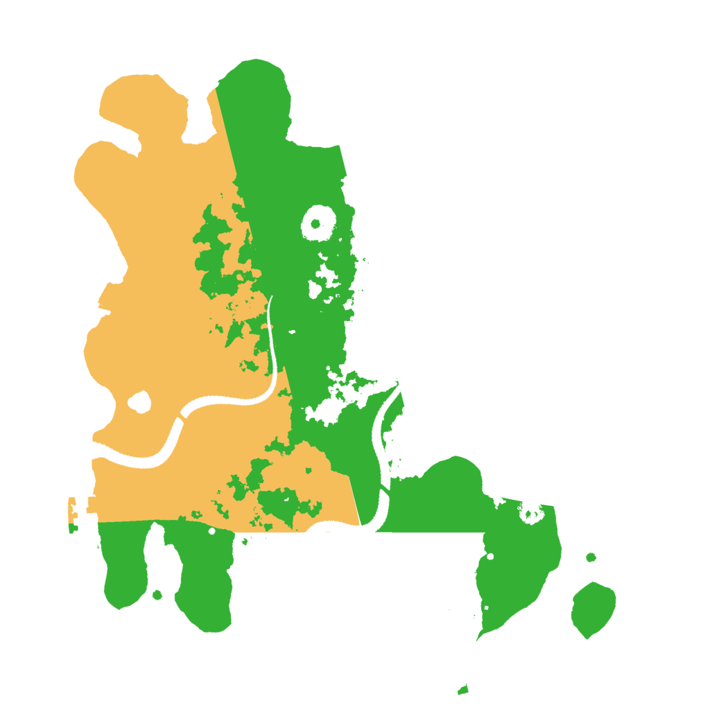 Biome Rust Map: Procedural Map, Size: 3000, Seed: 2120
