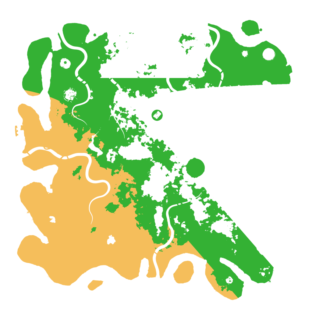 Biome Rust Map: Procedural Map, Size: 4500, Seed: 825301