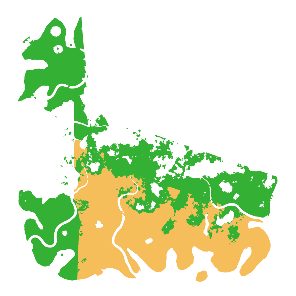 Biome Rust Map: Procedural Map, Size: 5000, Seed: 2039728499