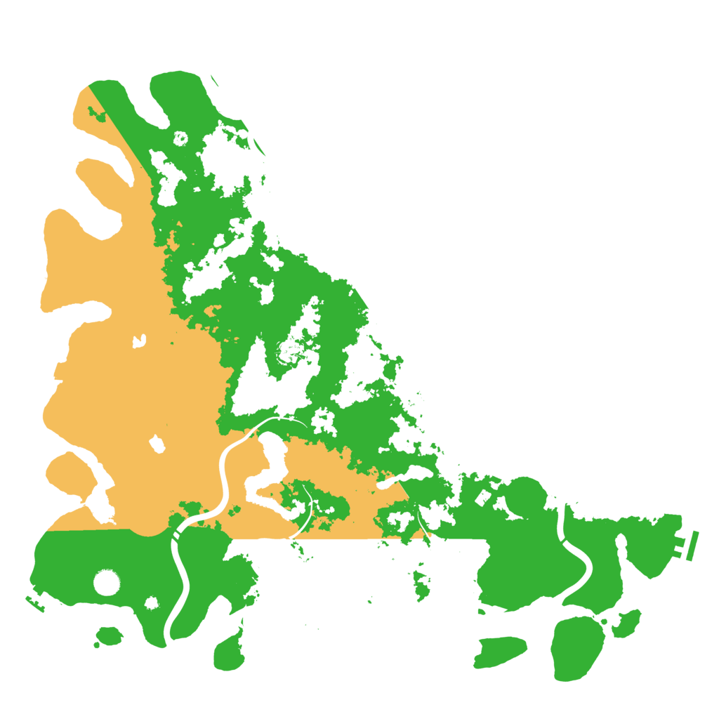 Biome Rust Map: Procedural Map, Size: 4800, Seed: 10786297