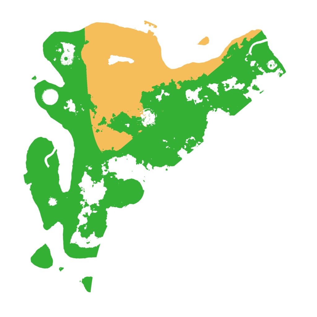 Biome Rust Map: Procedural Map, Size: 3500, Seed: 202680225