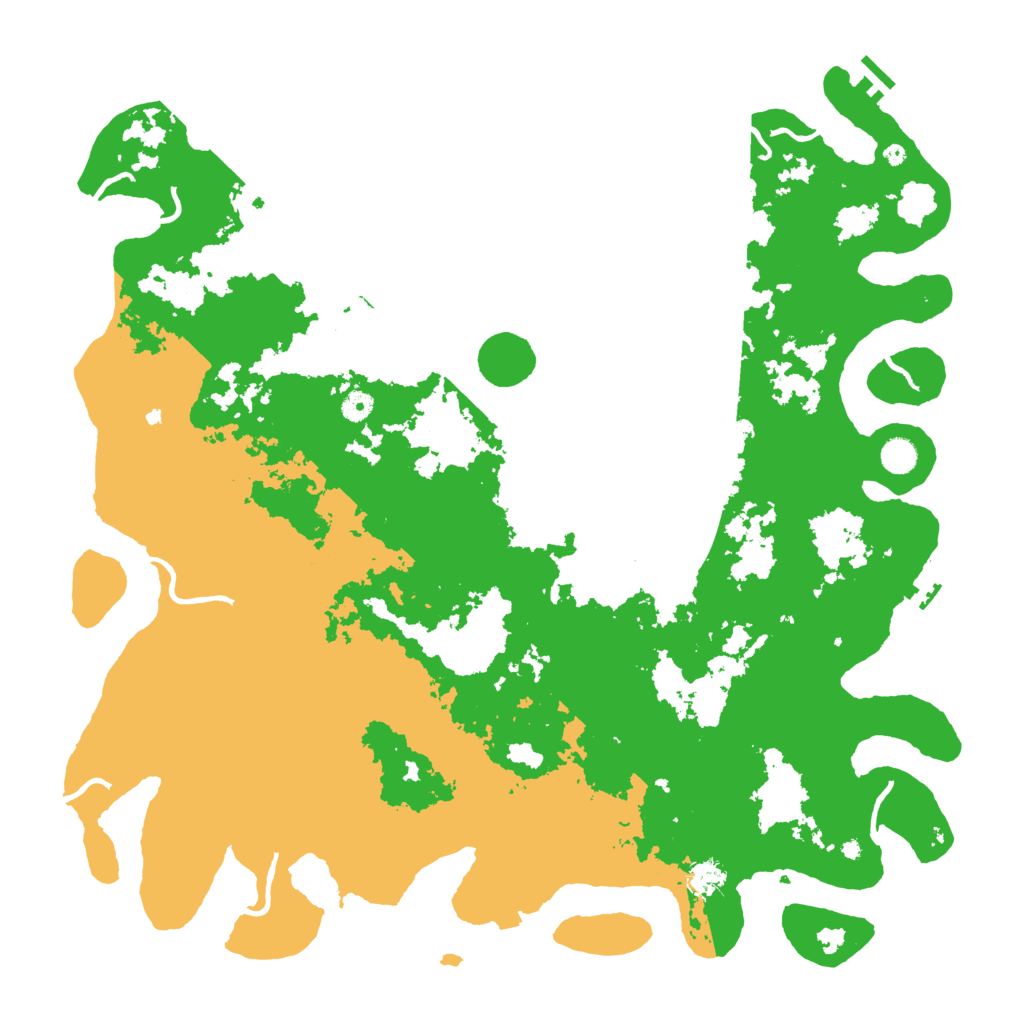 Biome Rust Map: Procedural Map, Size: 5000, Seed: 322435511